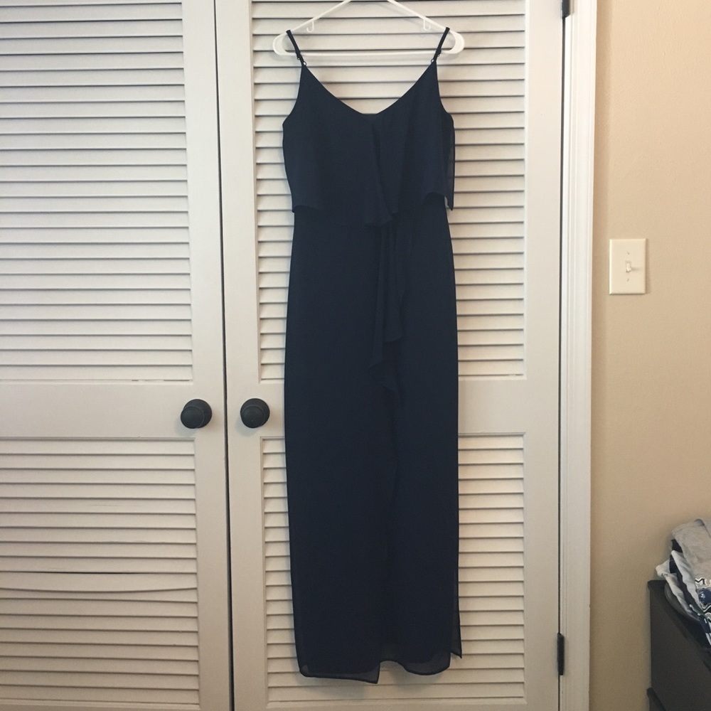 Laundry by Shelli Segal Tiered Chiffon Gown